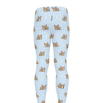 Sleeping Chihuahua Pattern Print Men's leggings