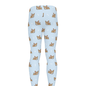 Sleeping Chihuahua Pattern Print Men's leggings