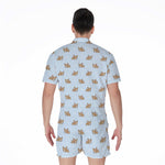 Sleeping Chihuahua Pattern Print Men's Rompers