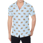 Sleeping Chihuahua Pattern Print Men's Shirt