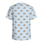 Sleeping Chihuahua Pattern Print Men's Sports T-Shirt