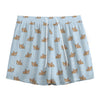 Sleeping Chihuahua Pattern Print Mesh Shorts