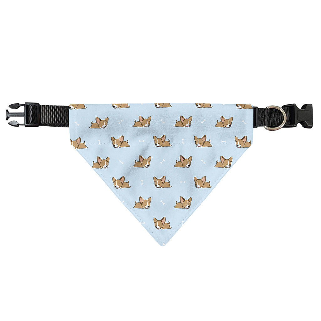Sleeping Chihuahua Pattern Print Over The Collar Dog Bandana