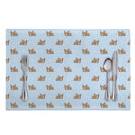Sleeping Chihuahua Pattern Print Placemat