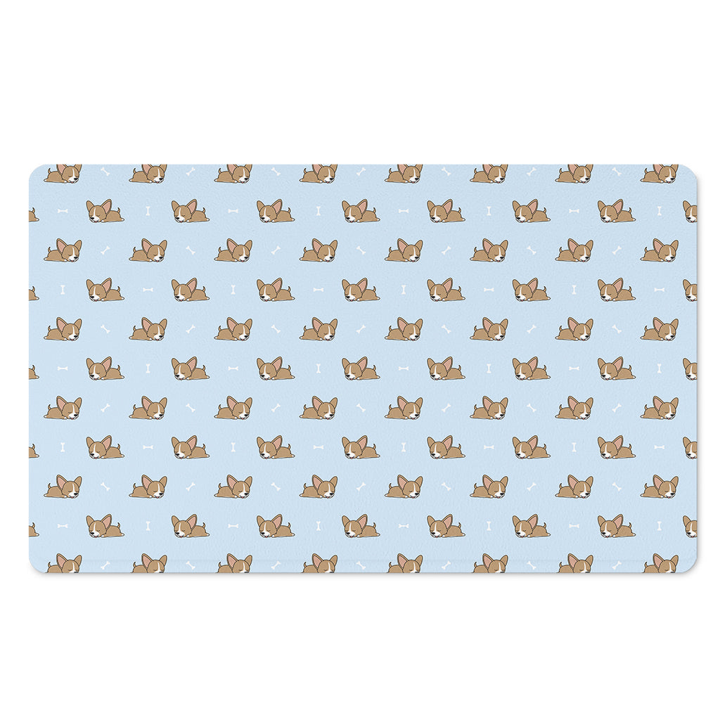 Sleeping Chihuahua Pattern Print Polyester Doormat