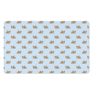 Sleeping Chihuahua Pattern Print Polyester Doormat