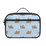 Sleeping Chihuahua Pattern Print Portable Lunch Bag