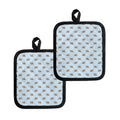 Sleeping Chihuahua Pattern Print Pot Holders