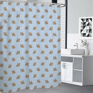 Sleeping Chihuahua Pattern Print Premium Shower Curtain