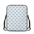 Sleeping Chihuahua Pattern Print Rectangular Crossbody Bag