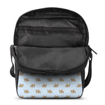 Sleeping Chihuahua Pattern Print Rectangular Crossbody Bag