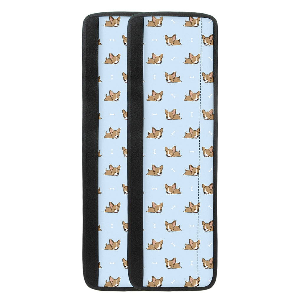 Sleeping Chihuahua Pattern Print Refrigerator Handle Covers