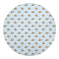 Sleeping Chihuahua Pattern Print Round Blanket