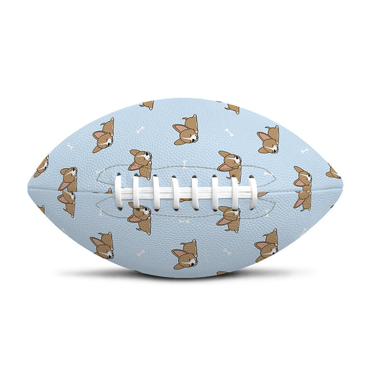 Sleeping Chihuahua Pattern Print Rugby Ball