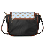 Sleeping Chihuahua Pattern Print Saddle Bag