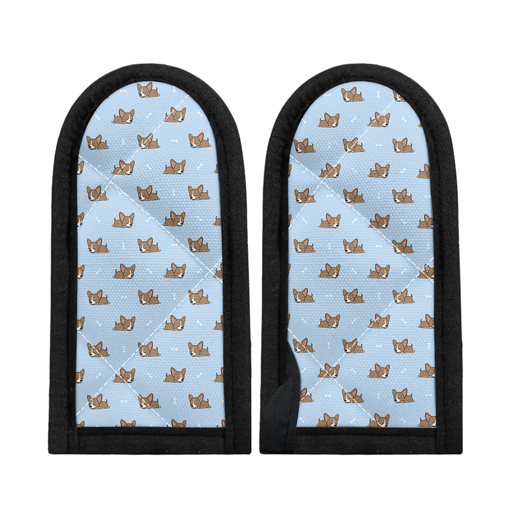 Sleeping Chihuahua Pattern Print Skillet Handle Cover