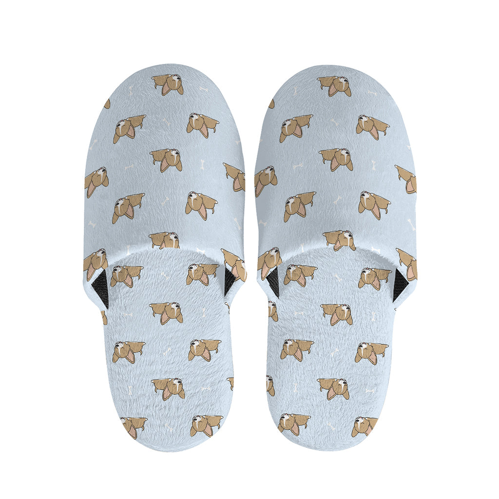 Sleeping Chihuahua Pattern Print Slippers