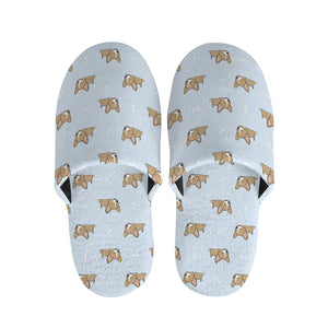 Sleeping Chihuahua Pattern Print Slippers