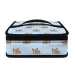 Sleeping Chihuahua Pattern Print Small Lunch Bag