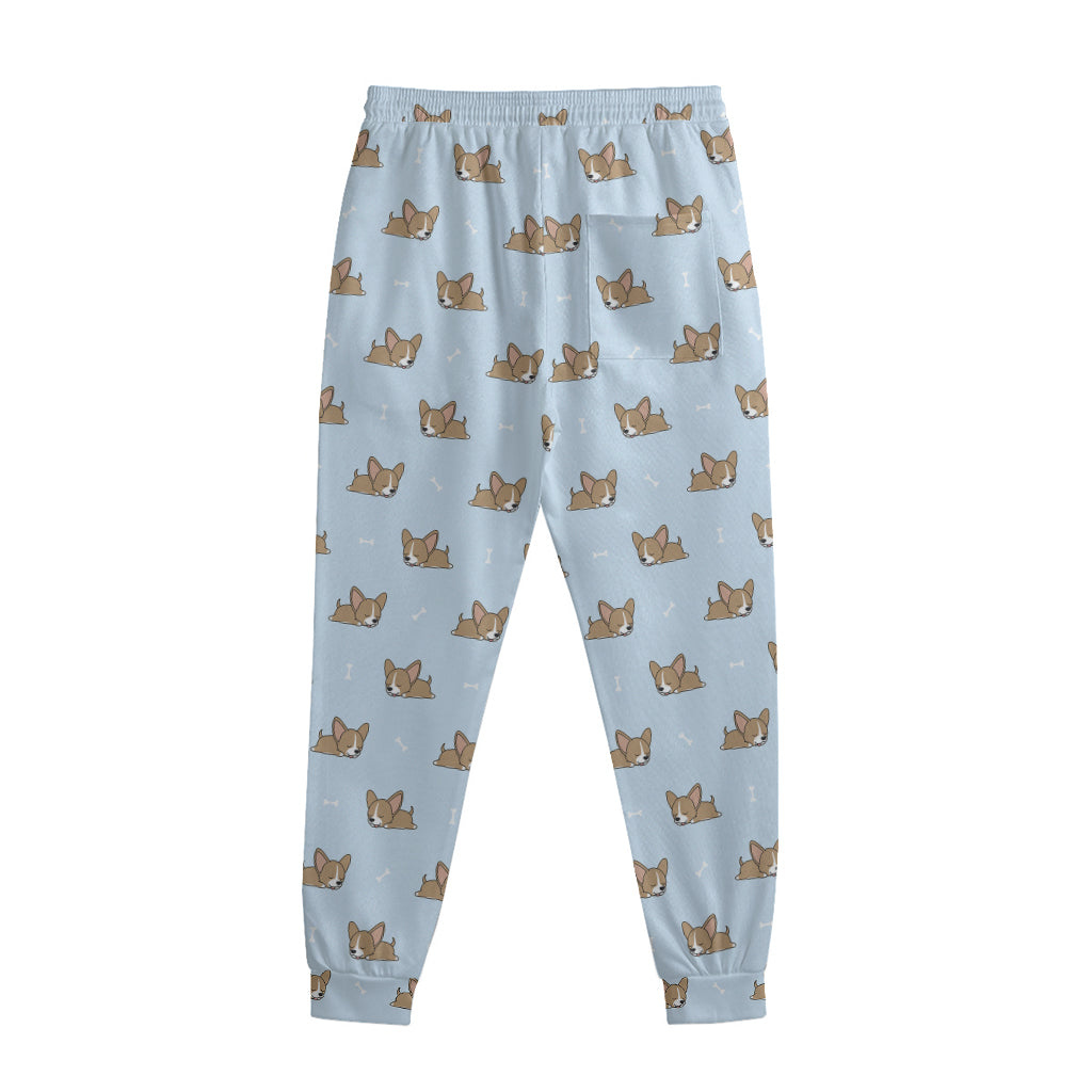 Sleeping Chihuahua Pattern Print Sweatpants