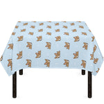 Sleeping Chihuahua Pattern Print Tablecloth