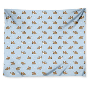 Sleeping Chihuahua Pattern Print Tapestry