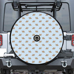 Sleeping Chihuahua Pattern Print Tire Cover With Camera Hole
