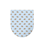 Sleeping Chihuahua Pattern Print Toilet Lid Cover