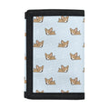 Sleeping Chihuahua Pattern Print Trifold Wallet