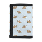 Sleeping Chihuahua Pattern Print Trifold Wallet