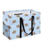 Sleeping Chihuahua Pattern Print Utility Tote Bag