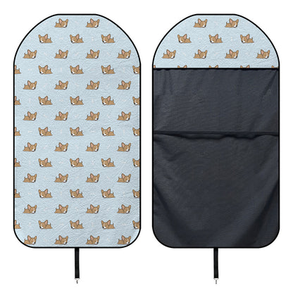 Sleeping Chihuahua Pattern Print Waterproof Car Seat Cover