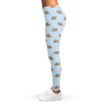 Sleeping Chihuahua Pattern Print Women's Leggings