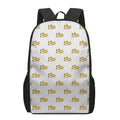 Sleeping Corgi Pattern Print 17 Inch Backpack