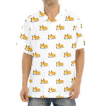 Sleeping Corgi Pattern Print Aloha Shirt