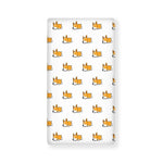 Sleeping Corgi Pattern Print Baby Crib Sheet