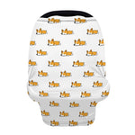 Sleeping Corgi Pattern Print Baby Seat Cover