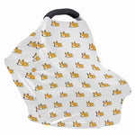 Sleeping Corgi Pattern Print Baby Seat Cover