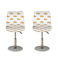 Sleeping Corgi Pattern Print Bar Stool Covers