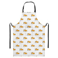 Sleeping Corgi Pattern Print Bib Apron With Pocket