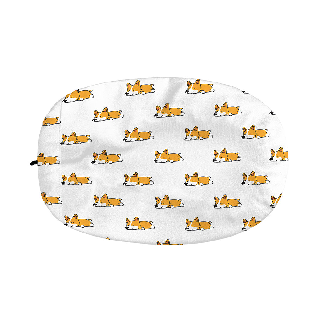 Sleeping Corgi Pattern Print Car Side Mirror Covers