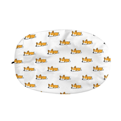 Sleeping Corgi Pattern Print Car Side Mirror Covers