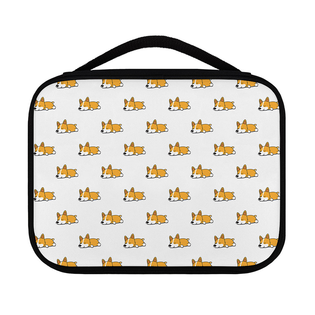 Sleeping Corgi Pattern Print Classic Bible Case