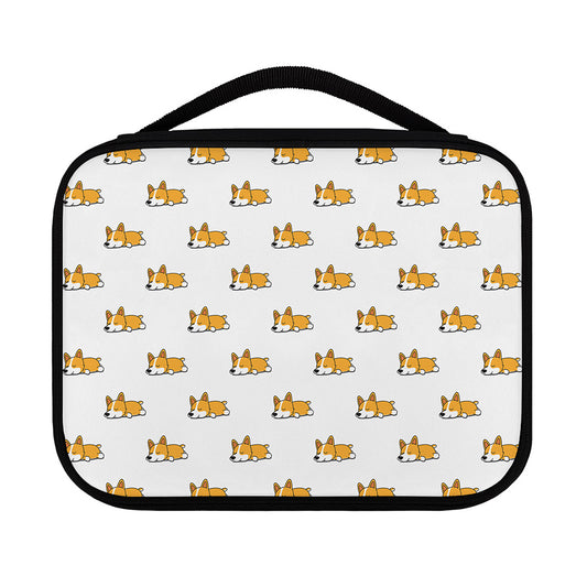 Sleeping Corgi Pattern Print Classic Bible Case