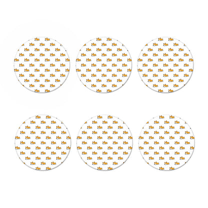 Sleeping Corgi Pattern Print Coaster Set