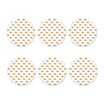 Sleeping Corgi Pattern Print Coaster Set