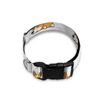 Sleeping Corgi Pattern Print Dog Collar