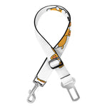 Sleeping Corgi Pattern Print Dog Seat Belt