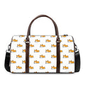 Sleeping Corgi Pattern Print Duffel Bag
