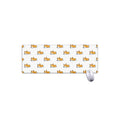 Sleeping Corgi Pattern Print Extended Mouse Pad